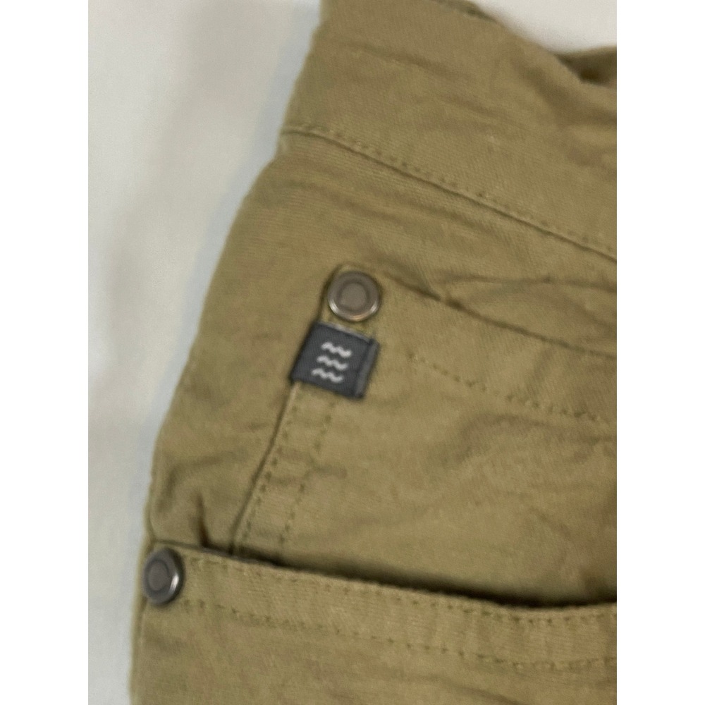 Free Fly Mens Bamboo Motion Pants Dark Khaki Tan Straight Leg 30x30 Outdoor